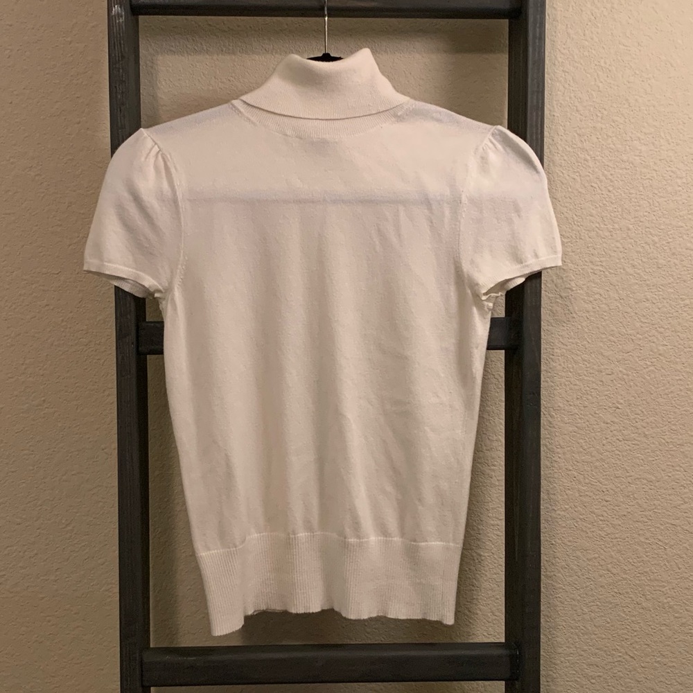 Ann Taylor Short Sleeve Turtleneck